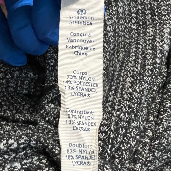 Lululemon Athletica Daily Yoga Black/Gray Coco Pique Jacket Size 8 - Picture 9 of 11
